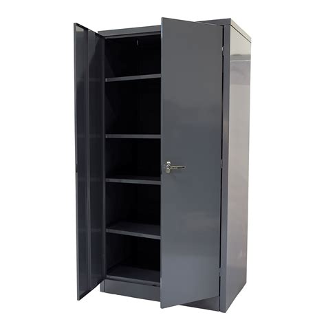 tall steel cabinet|tall metal cabinet with doors.